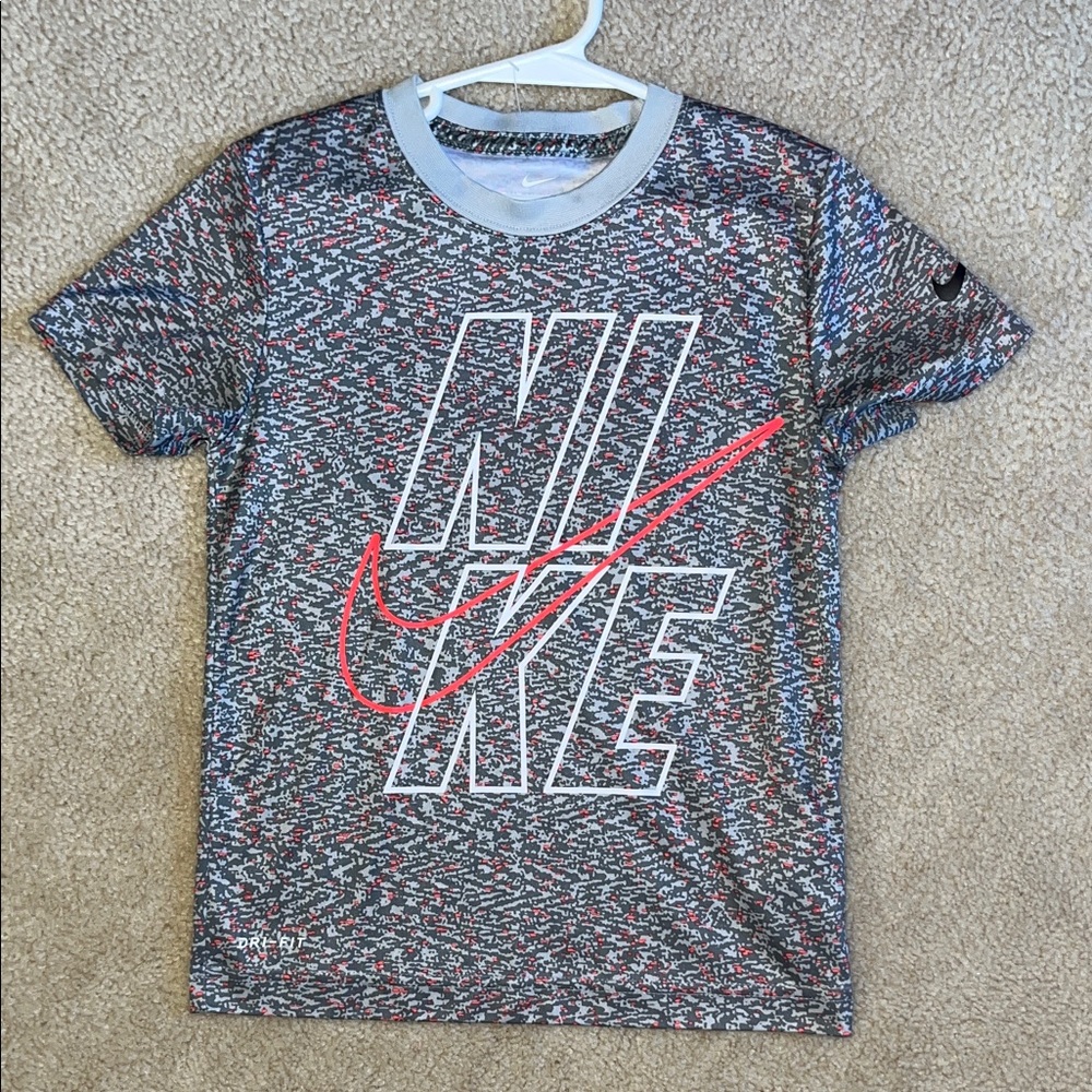 Boys Nike DRI-FIT Multicolor Graphic Tee